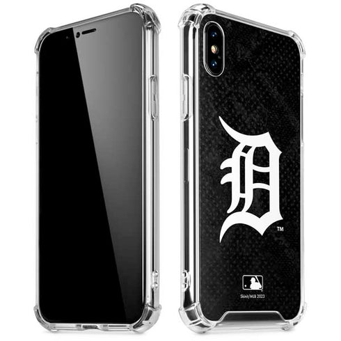 MLB Detroit Tigers Dark Wash iPhone XS Max Clear Case
